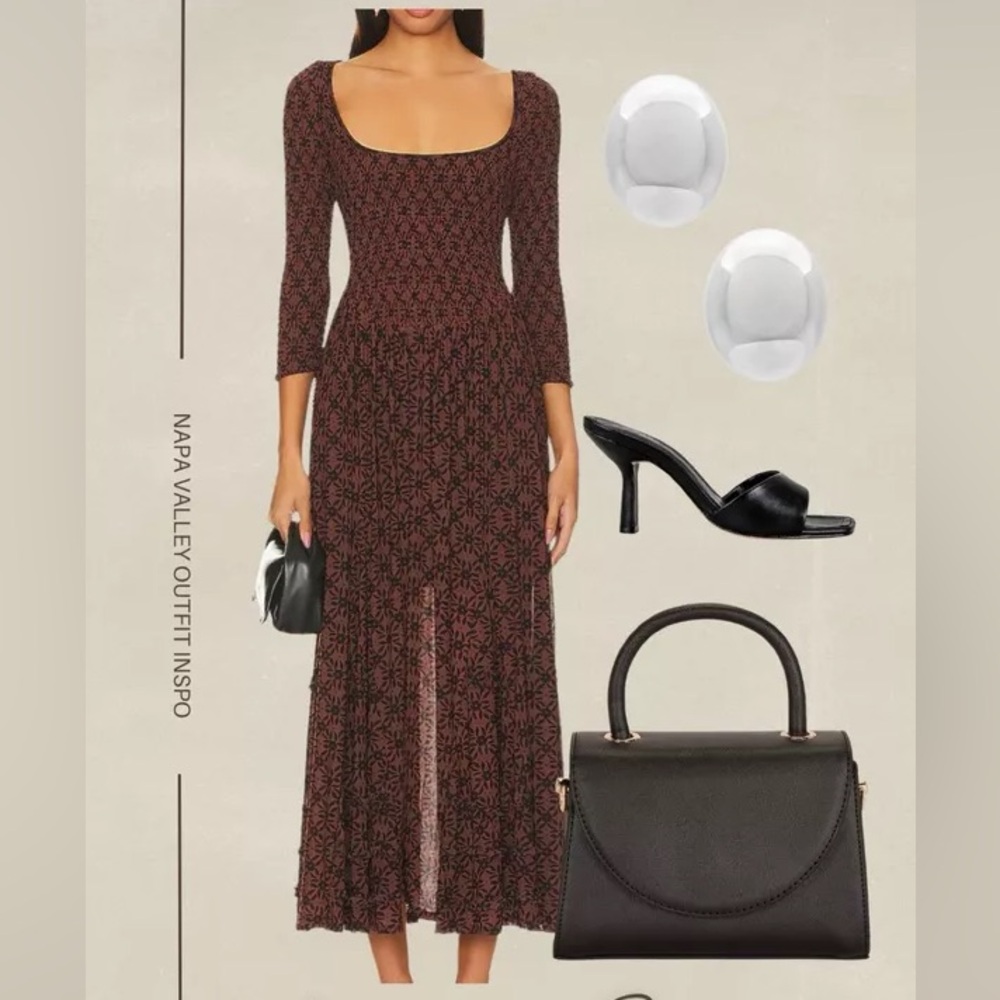 Free People “Its Fate” midi dress